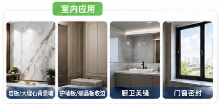 Glorystar D98: colour-matched sealing for architectural finishes