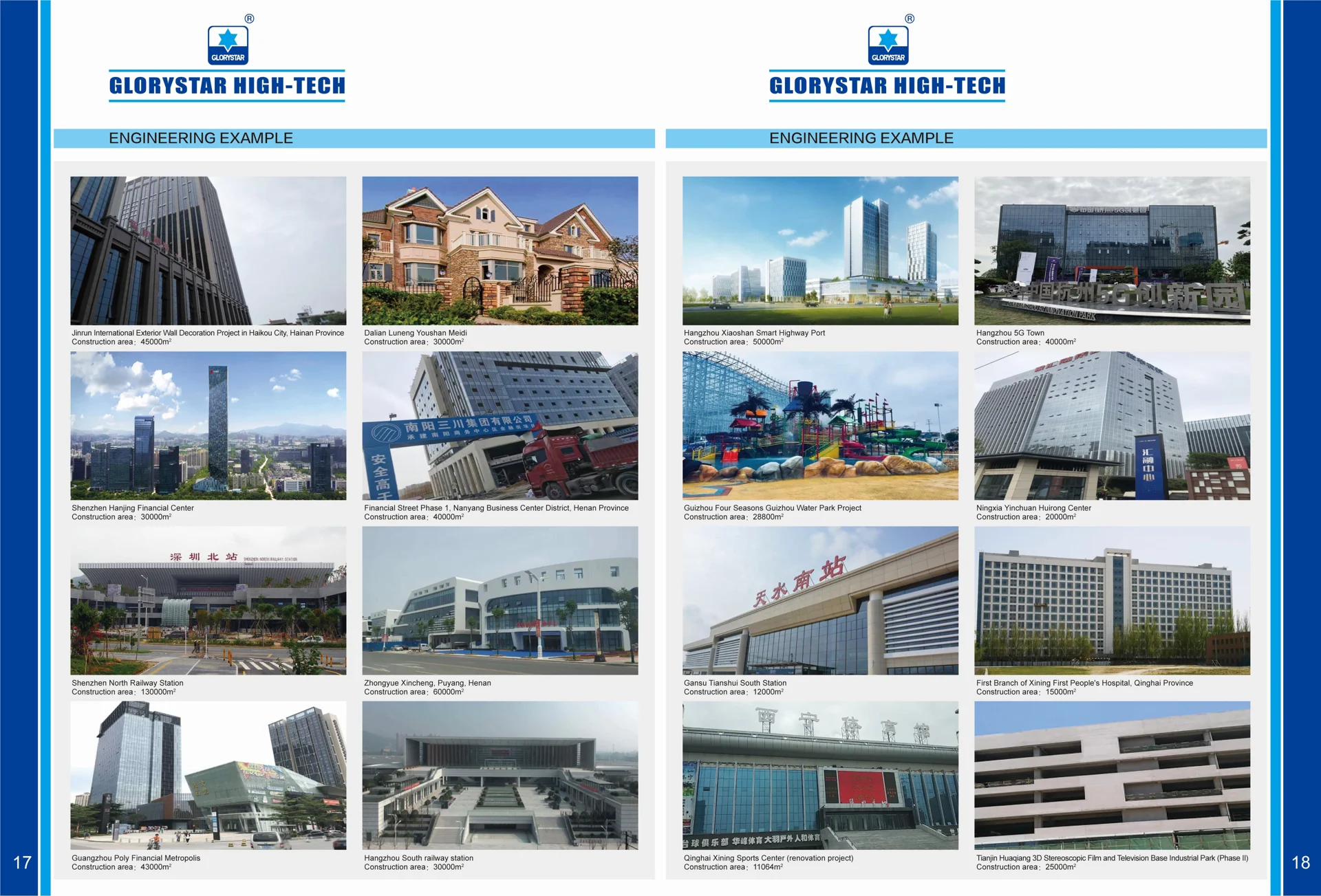 Glorystar English product brochure, page 10