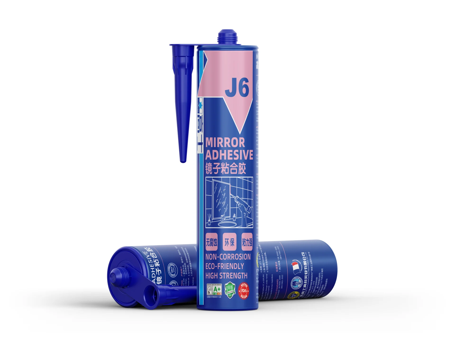 J6 · Mirror adhesive